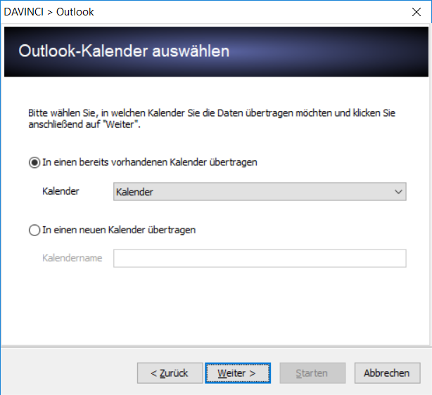 Outlook synchronisieren