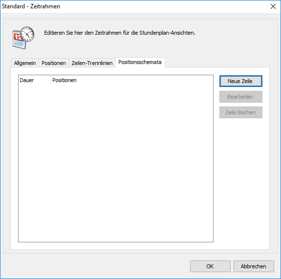 Zeitrahmen > Positionsschemata